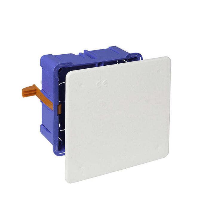 Pack De 4 Unidades - Caja De Conexion De Empotrar En Tabique Hueco 100x100x45mm Solera 5562gw