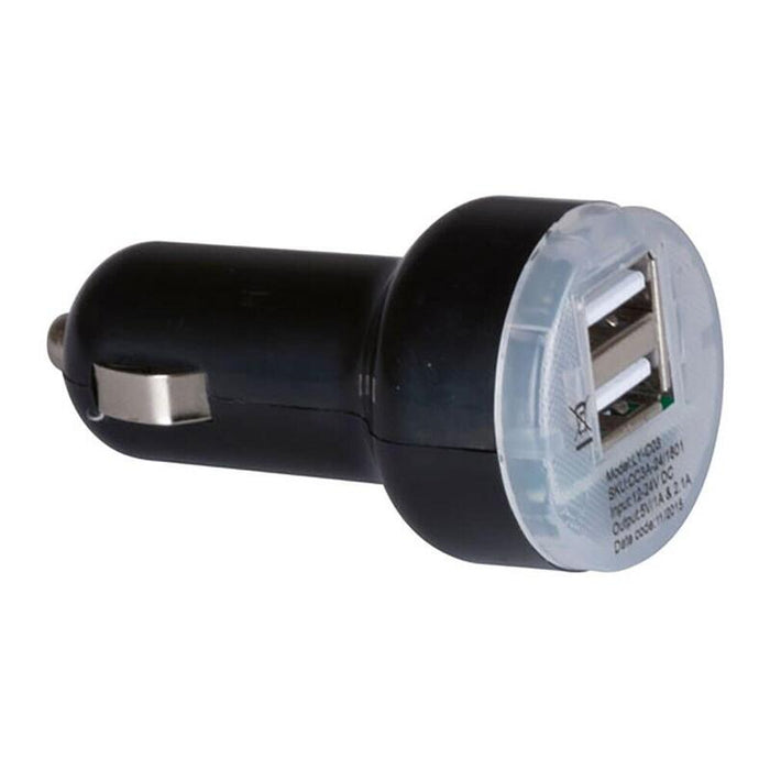Pack De 4 Unidades - Cargador De Coche Usb Doble 2.1 A