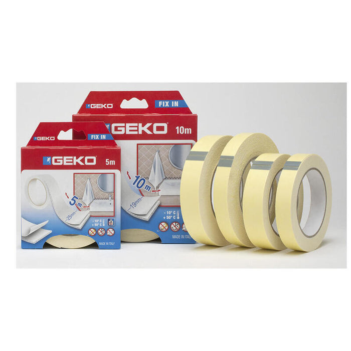 Pack De 4 Unidades - Cinta Doble Cara Para Interiores 19 Mm X 1,5 M