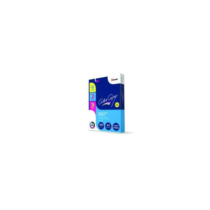 Pack De 4 Unidades Color Copy Original Papel Reprográfico Din A3 200gr Paquete 250h Blanco Satinado