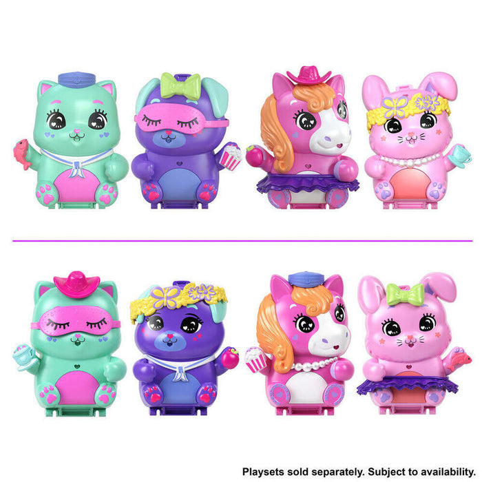 Pack De 4 Unidades - Estuche Sorpresa Animales Polly Pocket Surtido