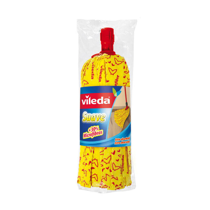 Pack De 4 Unidades - Fregona Suave + 30% Microfibras 167980 Vileda