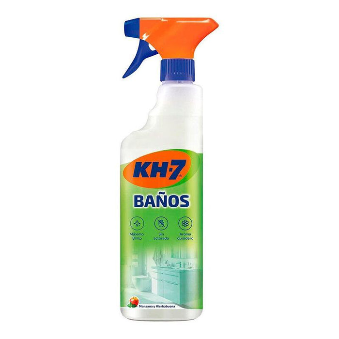 Pack De 4 Unidades - Limpiador Para Baños, Manzana Y Hierbabuena, Pulverizador, 500 Ml