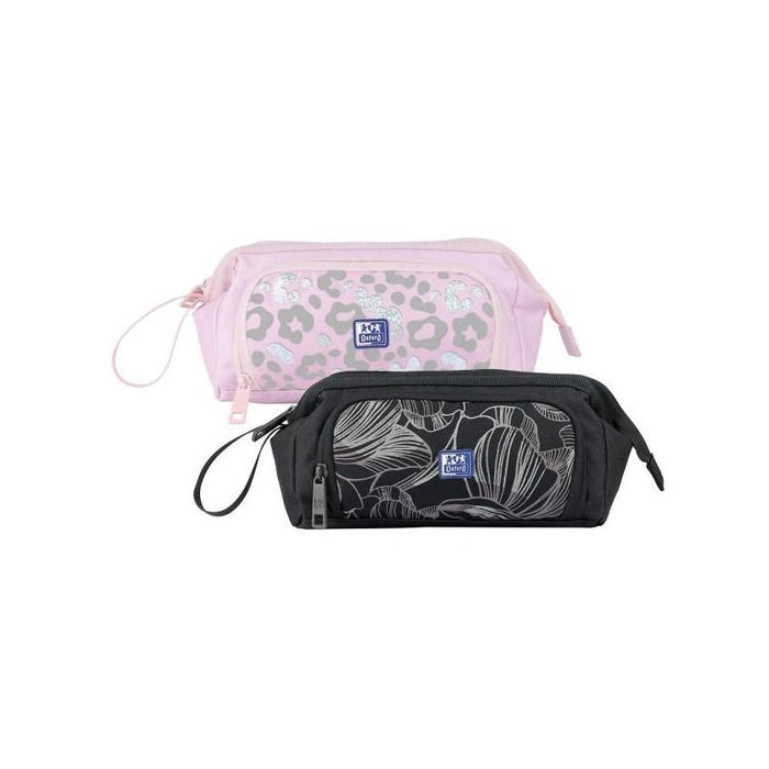 Pack De 4 Unidades Oxford Dream Tech Estuche Portatodo Gran Capacidad - Apertura Total - Goma Kangoo Acoplable A