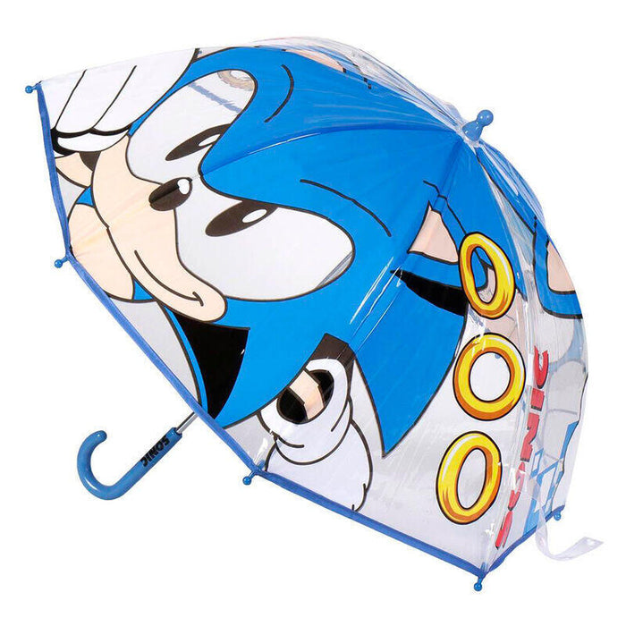 Pack De 4 Unidades - Paraguas Manual Burbuja Sonic The Hedgehog 45cm