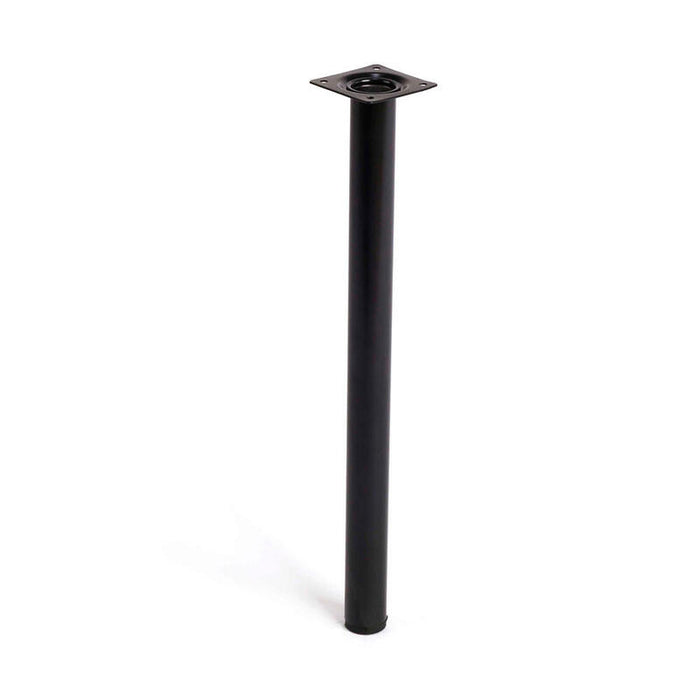 Pack De 4 Unidades - Pata Cilíndrica De Acero En Color Negro Mod. 401g. Dimensiones Ø3x40cm 2-401g.400.03 Rei