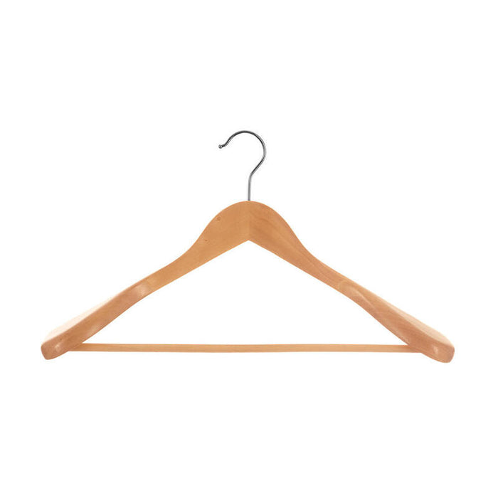 Pack De 4 Unidades - Percha De Madera Para Chaquetas 45x23,5cm
