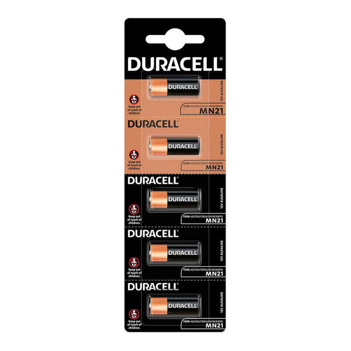 Pack De 4 Unidades - Pila Alcalina Mn21 12 V Ø10,3 X 28,5 Mm Blister 5 Uds