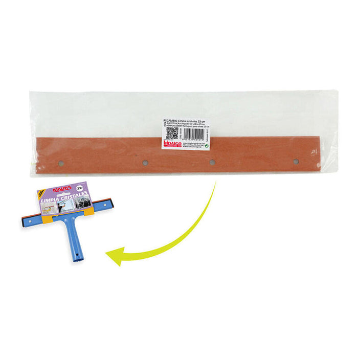 Pack De 4 Unidades - Recambio Goma Limpiacristales Clinex 23cm Mauris