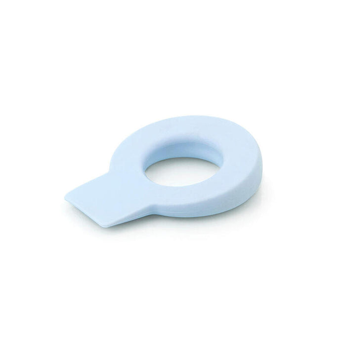Pack De 4 Unidades - Retenedor De Cuña Para Puerta Colgable Lock Mod.660 De Plástico Azul. Rei