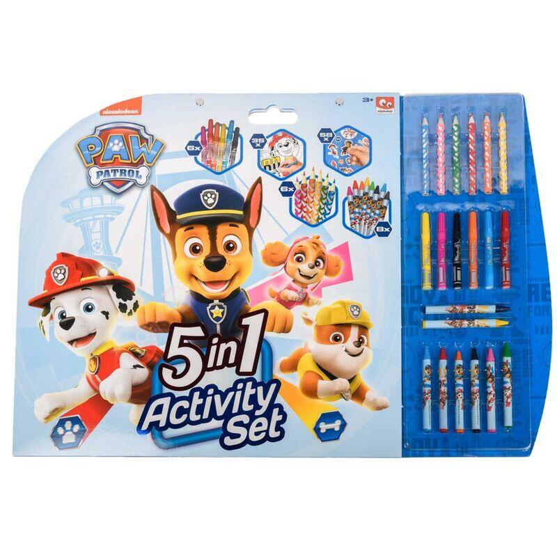 Pack De 4 Unidades - Set Actividades 5 En 1 Patrulla Canina Paw Patrol ...