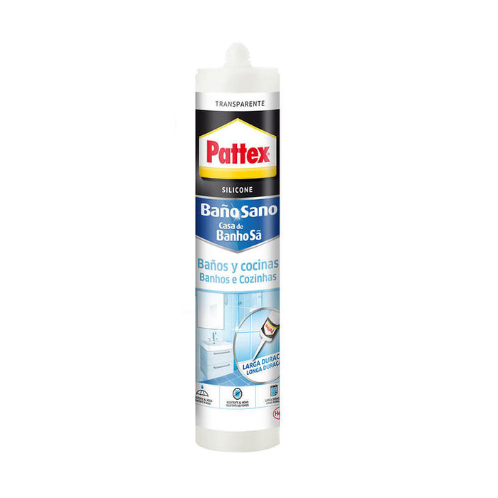Pack De 4 Unidades - Silicona Baños Y Cocinas Transparente 280 Ml