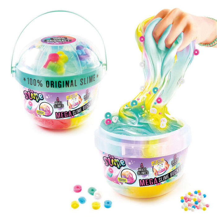 Pack De 4 Unidades - Super Cubo Slime Preparado Decoraciones Slime Surtido