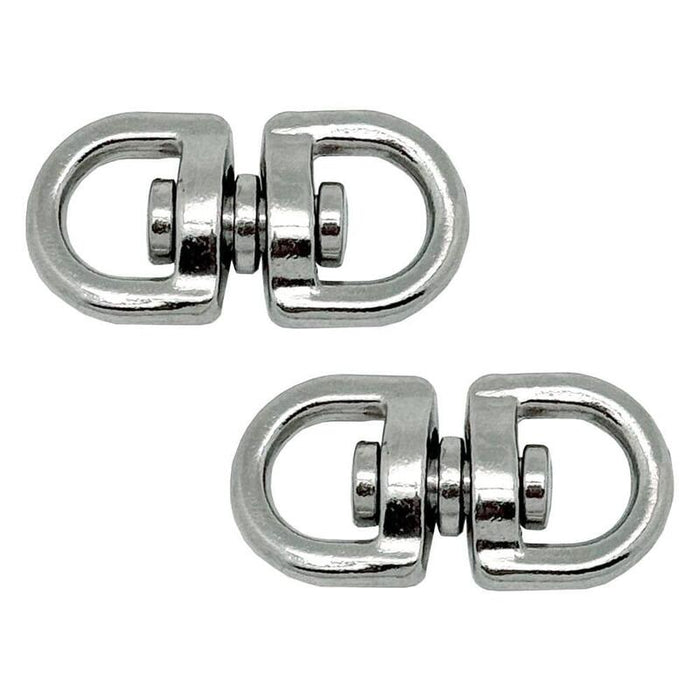 Pack De 5 Unidades - Anilla Giratoria Ap12, Acero Níquelado, 16 Mm, 5/8". 2 Unidades