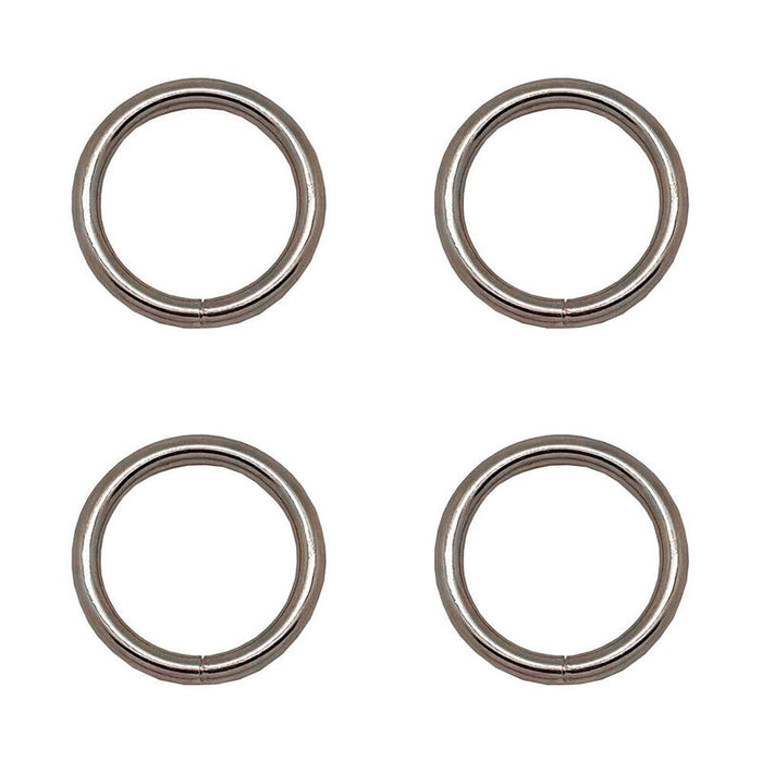 Pack De 5 Unidades - Anilla Soldada Ap14, 4 X 25 Mm, Zincada, Blister 4 Uds