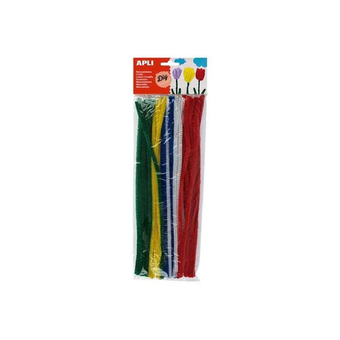 Pack De 5 Unidades Apli Pack De 50 Limpiapipas Ø 6 Mm X 300 Mm - Colores Surtidos
