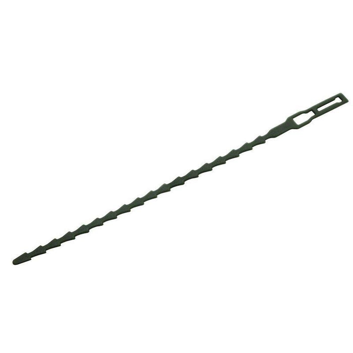 Pack De 5 Unidades - Ataduras Reutilizables Y Ajustables, Color Verde, 17 Cm, 40 Uds