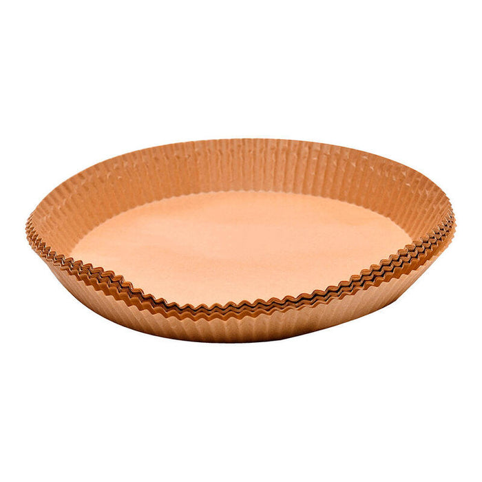 Pack De 5 Unidades - Bandeja De Papel Redondo Para Freidora De Aire Foodies Mp, Ø26 Cm, 50 Uds