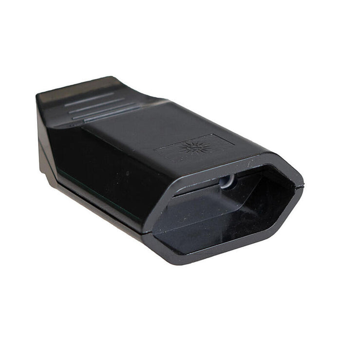 Pack De 5 Unidades - Base Aerea Con Faldón 10 A 250 V Negra