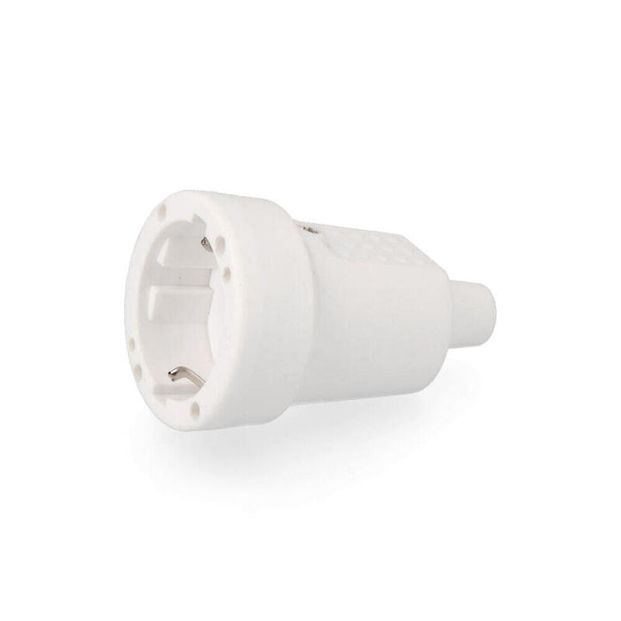 Pack De 5 Unidades - Base Aerea De Goma 10/16a 250v T/Tl Ip44 4,8mm Blanca (Retractilada) Edm