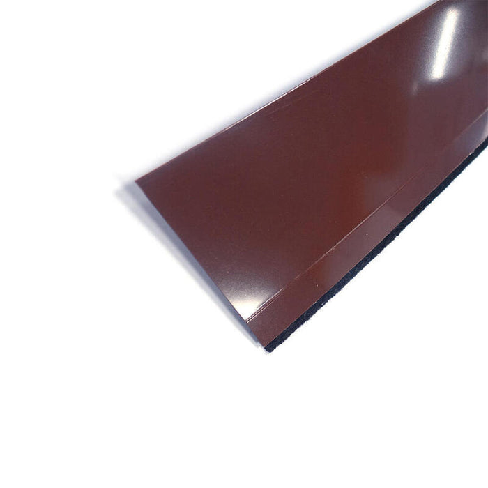 Pack De 5 Unidades - Burlete Bajo Puerta Flexible Marron Con Fieltro 1 M