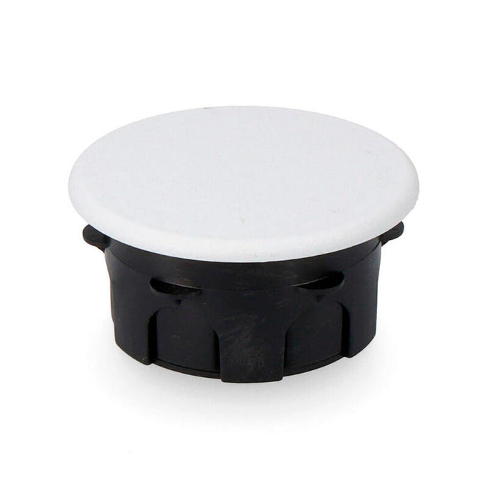 Pack De 5 Unidades - Caja Redonda De Empotrar Ø60x40mm Con Garra De Plástico
