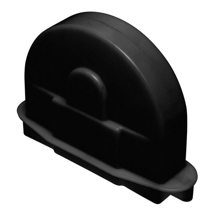 Pack De 5 Unidades - Cajetin Obra Plastico Gde Pr03 Negro