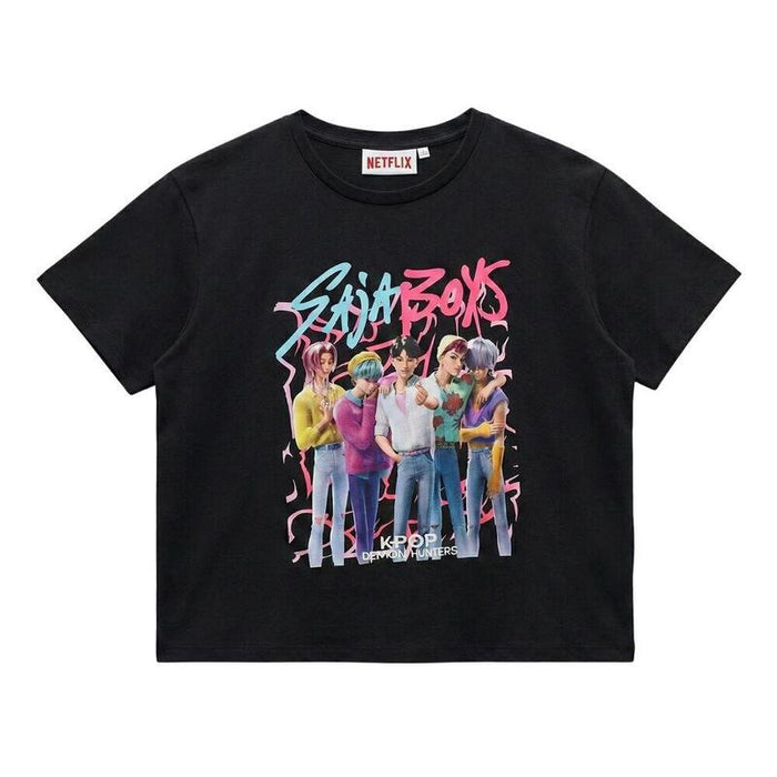Pack De 5 Unidades - Camiseta Saja Boys Kpop Demon Hunters