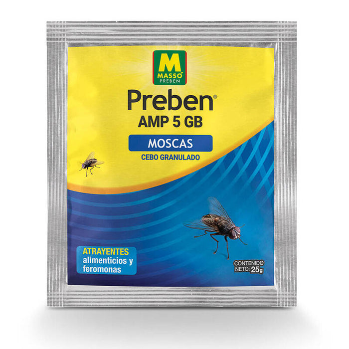 Pack De 5 Unidades - Cebo Granulado Para Moscas 25 G