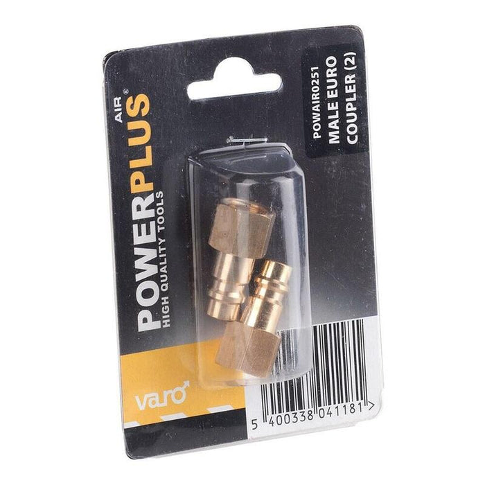 Pack De 5 Unidades - Conectores Euro Latón Macho Rosca Hembra ¼ Pulg, 2 Uds