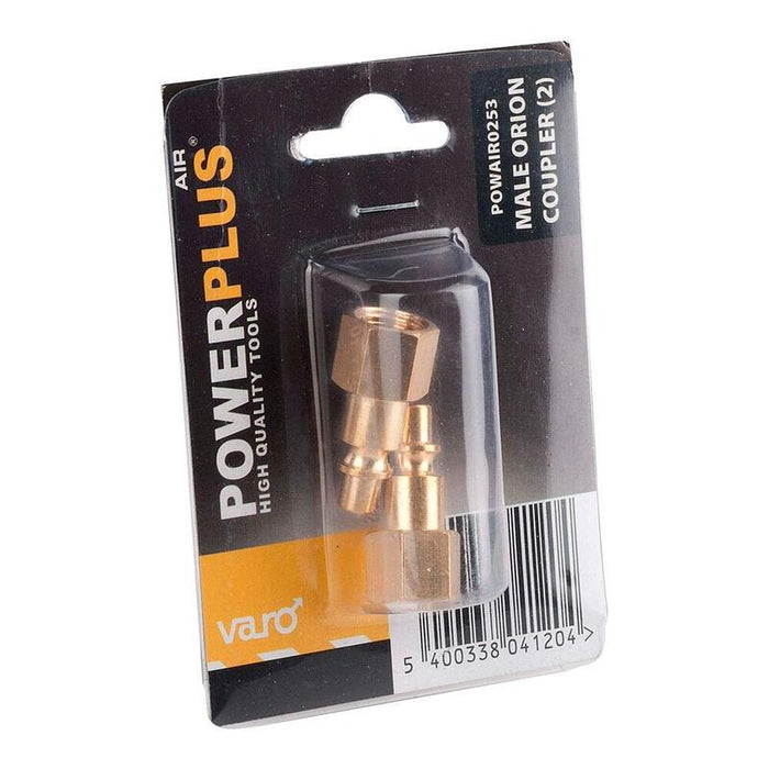 Pack De 5 Unidades - Conectores Orion Latón Macho Rosca Hembra ¼ Pulg, 2 Uds