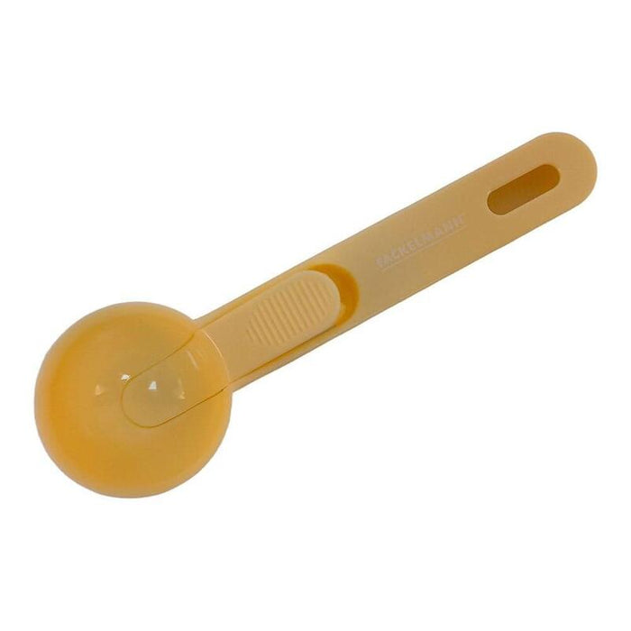 Pack De 5 Unidades - Cuchara De Servir Helados Amarilla Pastel, Ø55 X 30 X 180 Mm