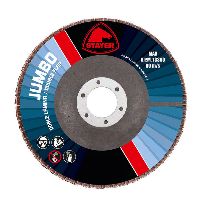 Pack De 5 Unidades - Disco Doble Lamina Procer 115 Mm Grano 80