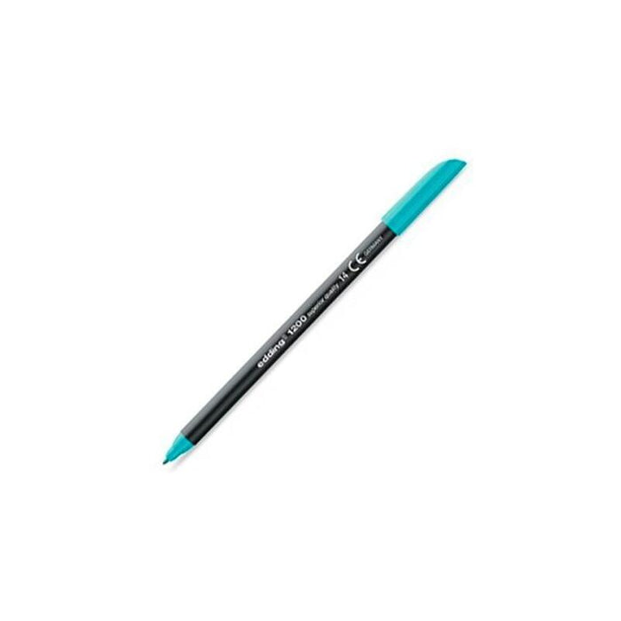 Pack De 5 Unidades Edding Rotulador Punta De Fibra 1200 Azul Turquesa