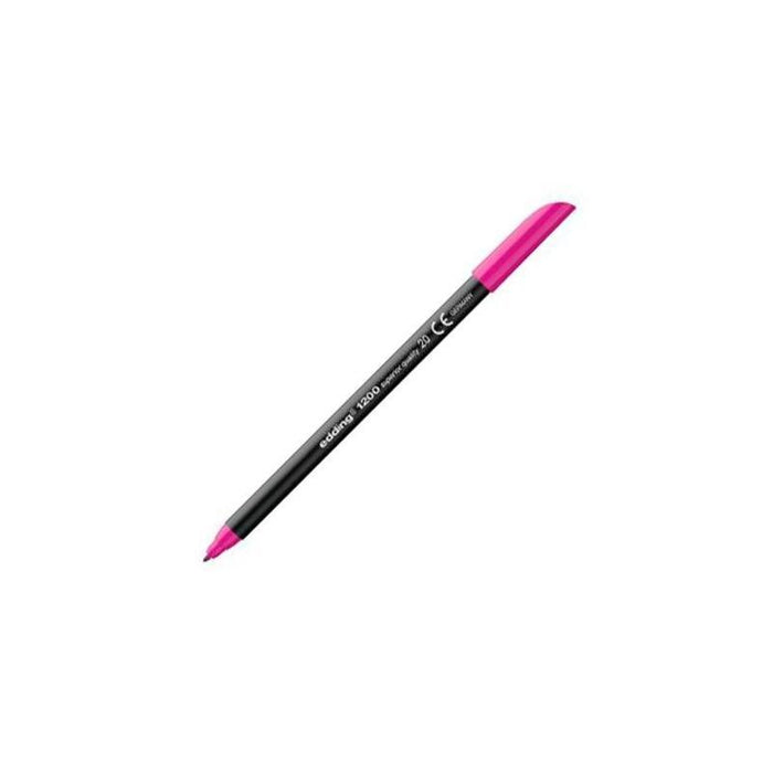 Pack De 5 Unidades Edding Rotulador Punta De Fibra 1200 Magenta