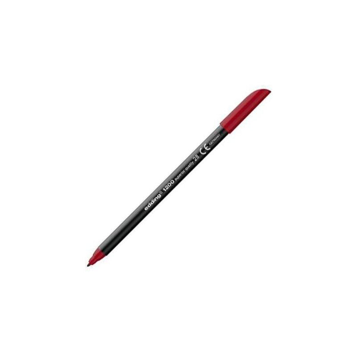 Pack De 5 Unidades Edding Rotulador Punta De Fibra 1200 Rojo Inglés