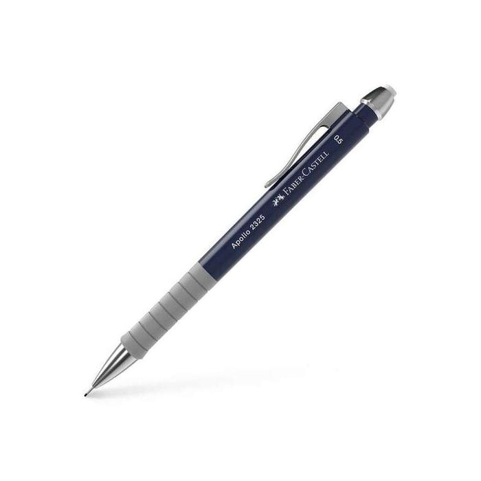 Pack De 5 Unidades Faber-Castell Apollo Portaminas - Trazo 0.5mm - Agarre Ergonomico - Goma De Borra Integrada - Cuerpo