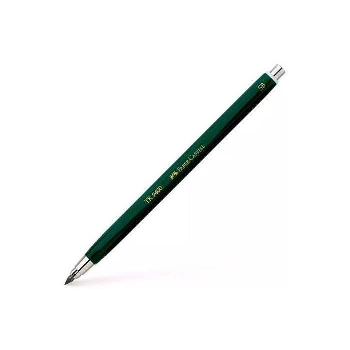 Pack De 5 Unidades Faber Castell Portaminas Tk9400 3,15mm Mina 6b Verde