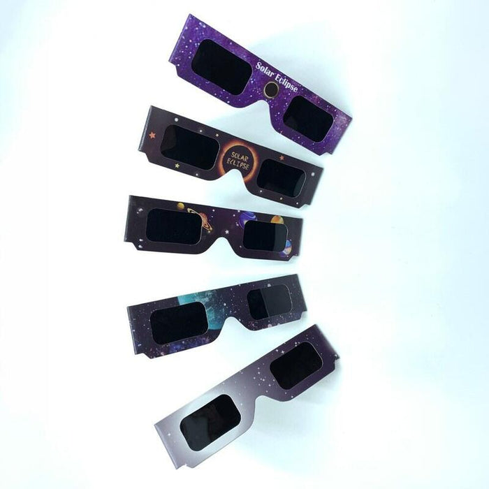 Pack De 5 Unidades - Gafas Para Eclipse Solar Modelos Variados