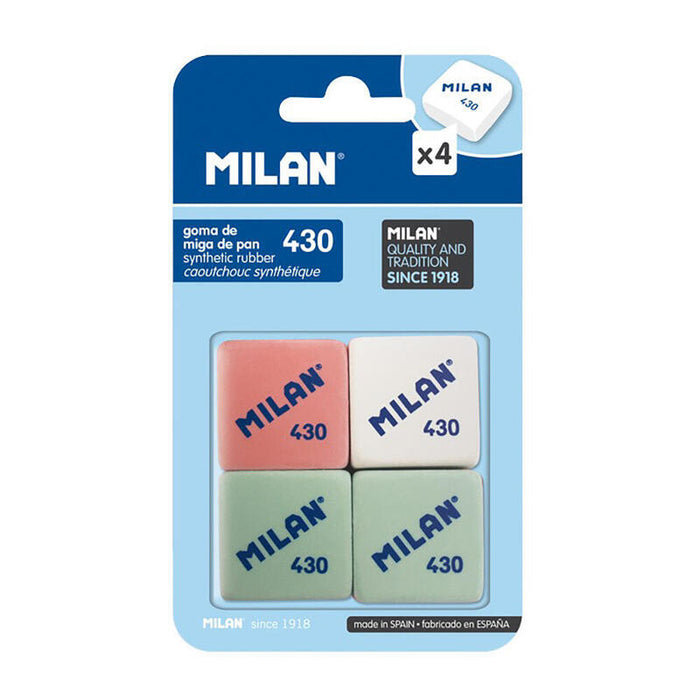 Pack De 5 Unidades - Gomas De Borrar Miga De Pan 430, Blister 4 Uds