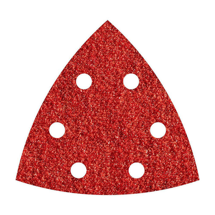 Pack De 5 Unidades - Hojas De Lijar Adhesivas De Corindón Perforadas, 95 Mm, Grano 120 Delta, Pack 5 Uds