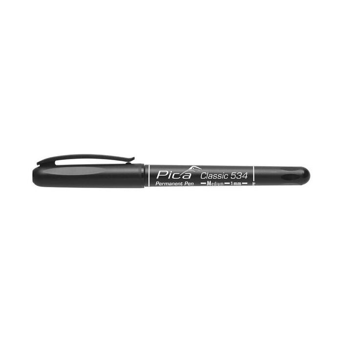 Pack De 5 Unidades - Marcador Permanente Classic Bala Medio Negro