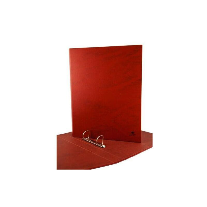 Pack De 5 Unidades Mariola Carpeta Archivador De 2 Anillas Carton Forrado Papel Plastificado Cuero - Tamaño Cuarto