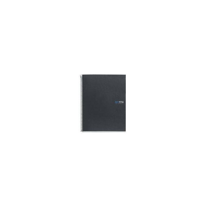 Pack De 5 Unidades Miquelrius Cuaderno Espiral Microperforado 160 Hojas 5x5 Tapas Extraduras A5+ Grafito