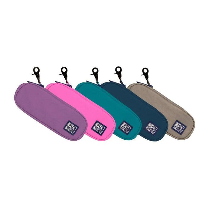 Pack De 5 Unidades Oxford B-Hook Estuche Semirrigido Portatodo - 1 Compartimento - Gancho Para Colgar - Bolsillo