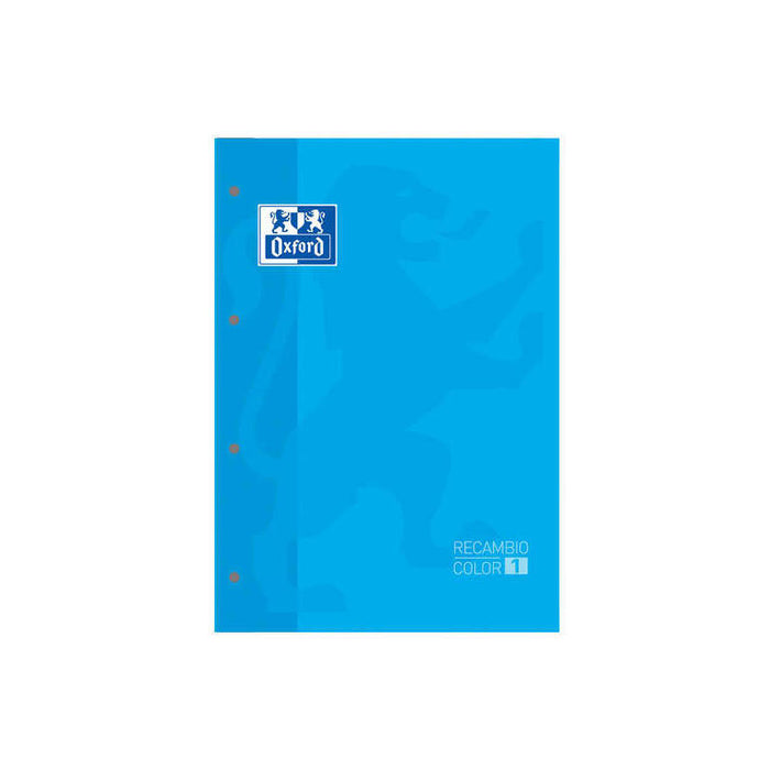 Pack De 5 Unidades Oxford School Classic Cuaderno De Recambio - Tamaño A4 - Tapa Blanda - Encolado - Cuadricula 5x5 -