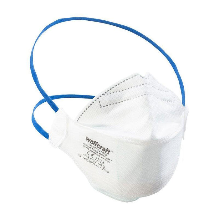 Pack De 5 Unidades - Pack 2 Mascaras Proteccion Respiratoria Ffp2 Nr D 4945000 Wolfcraft