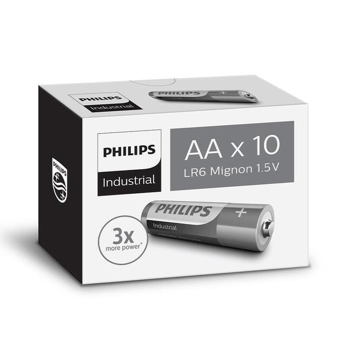 Pack De 5 Unidades - Pila Alcalina Industrial Aa - Lr06 1,5 V Ø14,5 X 50,5 Mm, Caja 10 Uds