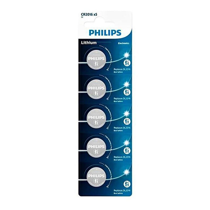 Pack De 5 Unidades - Pila Litio Cr2016 3 V, 5 Uds, Blíster