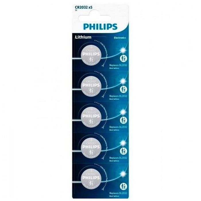 Pack De 5 Unidades - Pila Litio Cr2032 3 V, 5 Uds, Blíster
